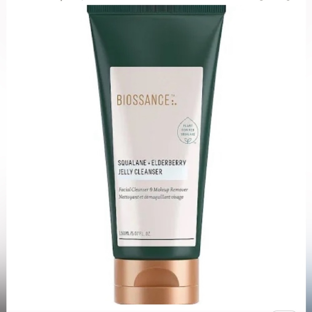 New Biossance Squalane + Elderberry Jelly Cleanser
